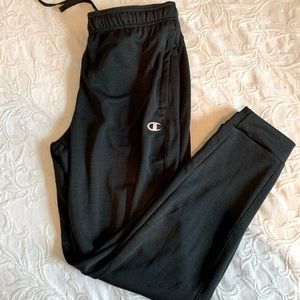 Black champion Jogger sweatpants